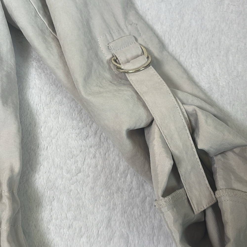 Zara Open Front Drawstring Waterfall Blazer Jacket - Picture 11 of 11